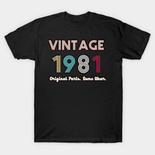 Vintage 1981 Original Parts. Some Ware T-Shirt